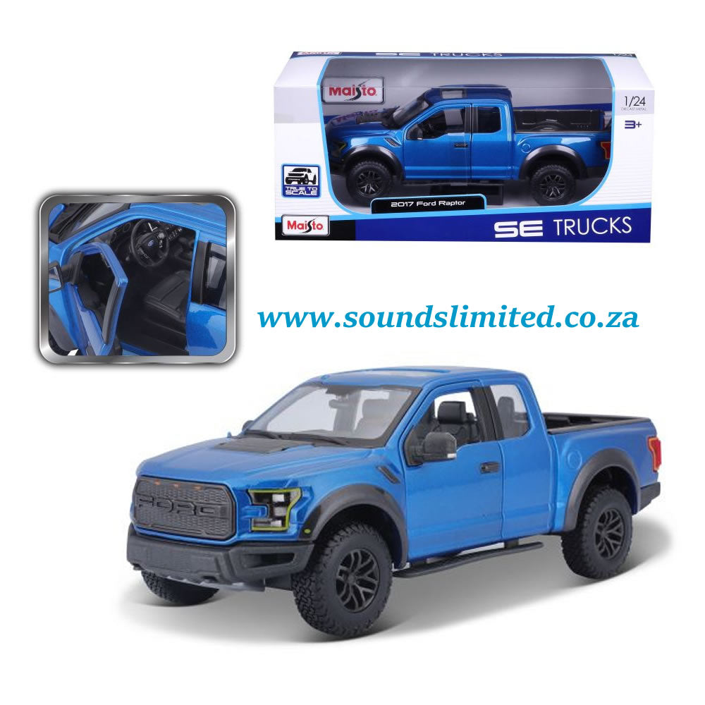 Maisto 1/24 Ford F-150 Raptor 31266 Blue