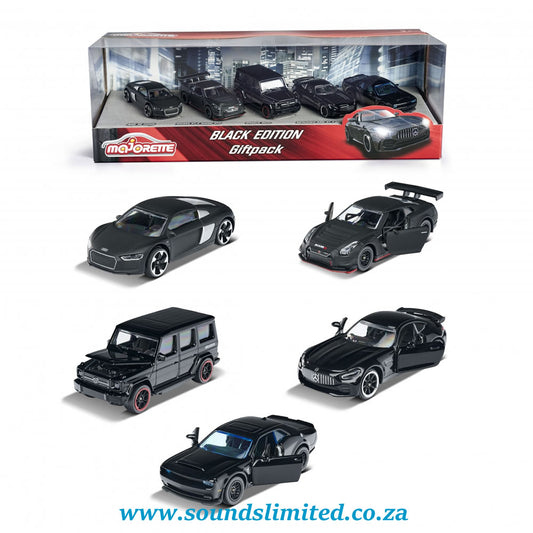 Majorette Black Edition 5 Pieces Giftpack