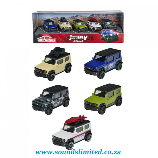 Majorette Suzuki Jimny 5 Pieces Giftpack