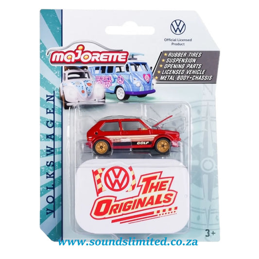 Majorette VW Golf GTi MK 1 Red The Originals Deluxe Car