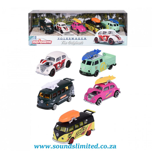 Majorette VW The Originals 5 Pieces Pack