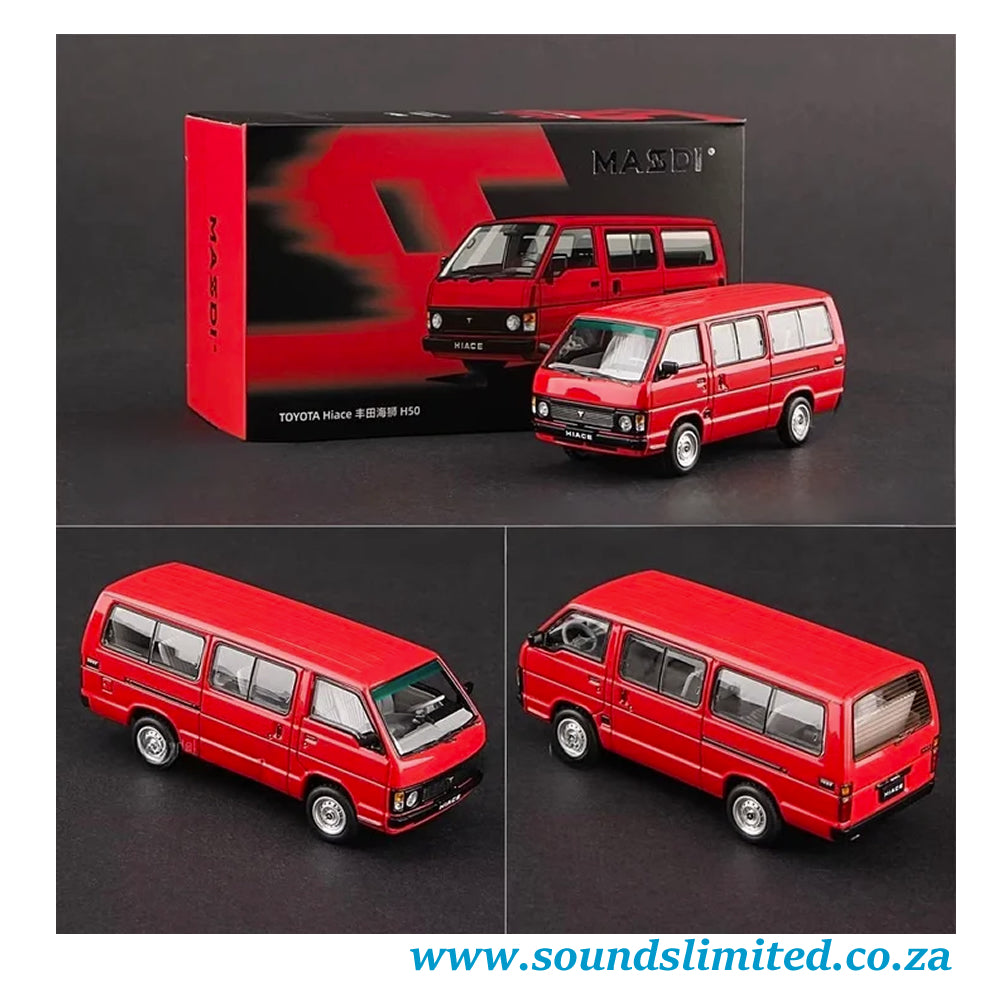 Massdi Toyota Hiace H50 Red TYT4001
