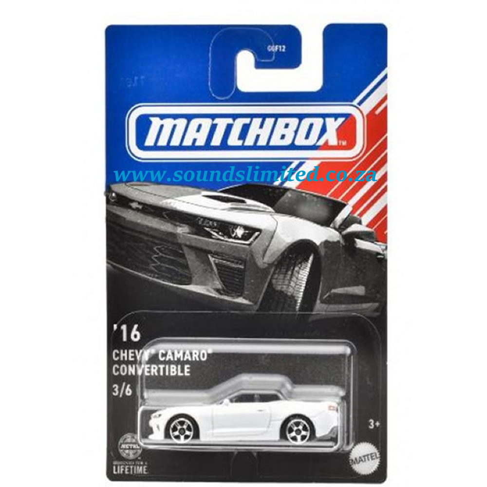 Matchbox '16 Chevy Camaro Convertible - American Convertibles 2024 Mix HVR97