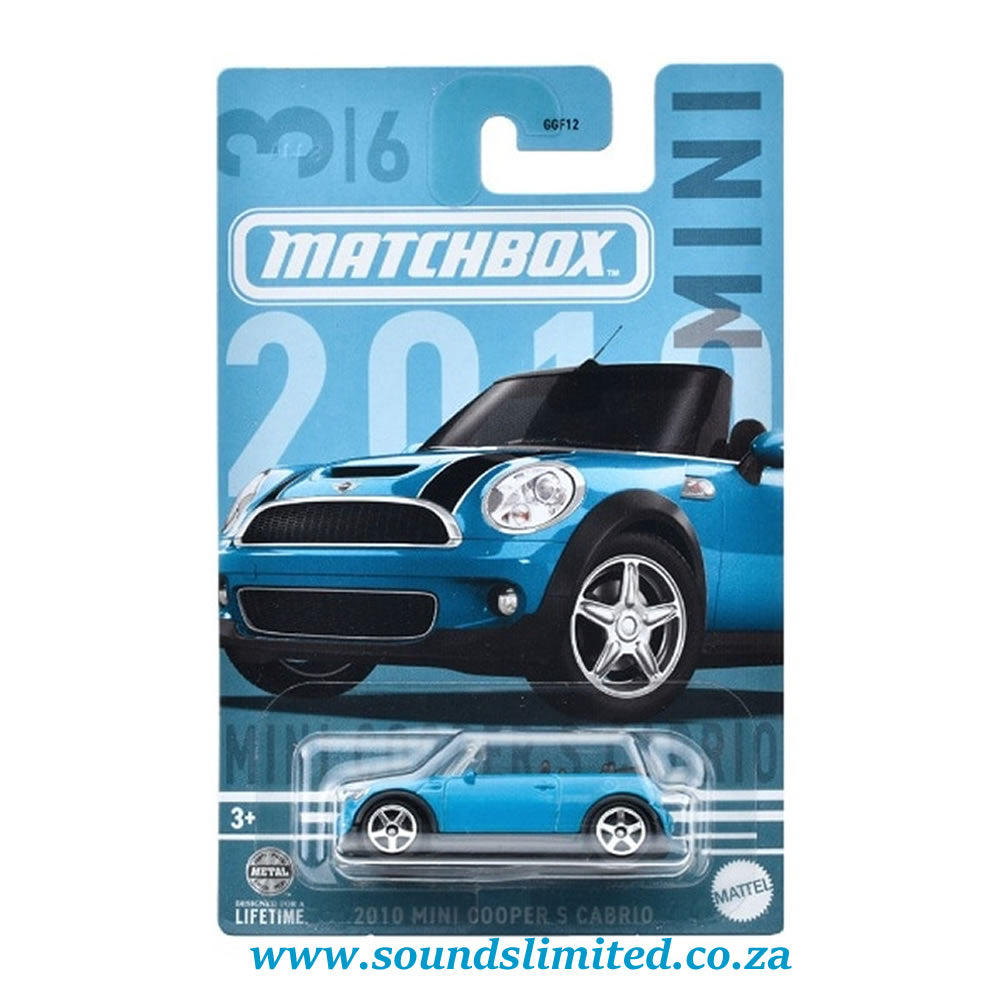 Matchbox 2010 Mini Cooper S Cabrio HVT09