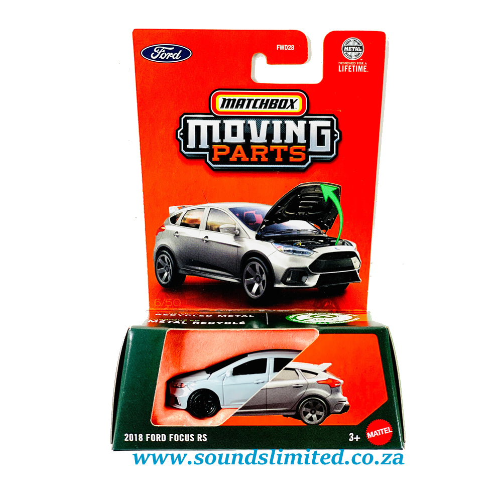 Matchbox 2018 Ford Focus RS Moving Parts JBW90
