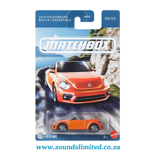 Matchbox 2019 Volkswagen Beetle Convertible JCH30