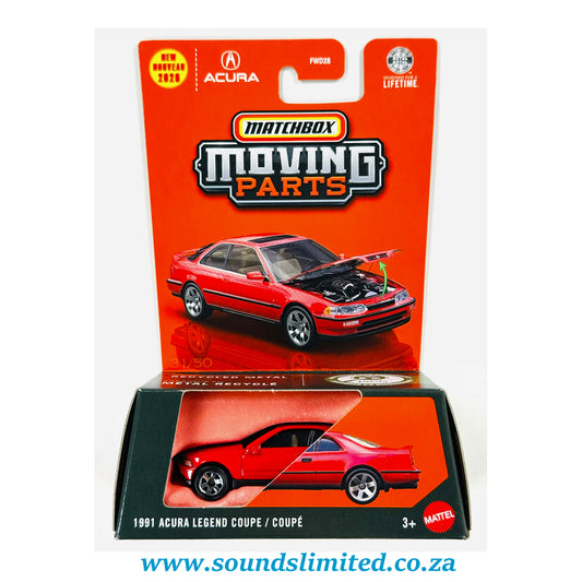 Matchbox 2026 Moving Parts 1991 Acura Legend Coupe Case P JHV39