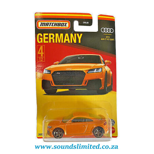Matchbox Best of Germany Audi TT RS Coupe Diecast