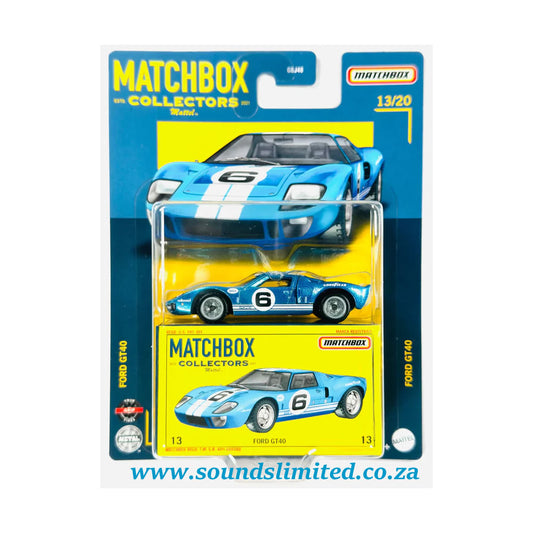 Matchbox Collector Ford GT40  Diecast Vehicle