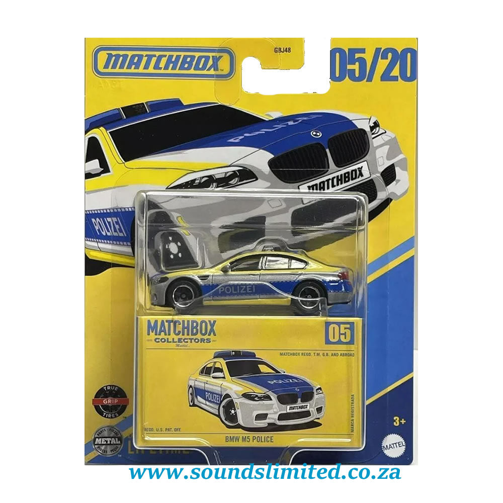 Matchbox Collectors BMW M5 Police #05 JCL36