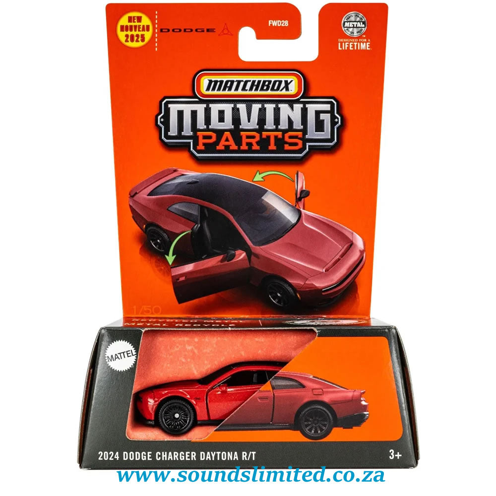 Matchbox Moving Parts 2024 Dodge Charger Daytona R/T JBW53