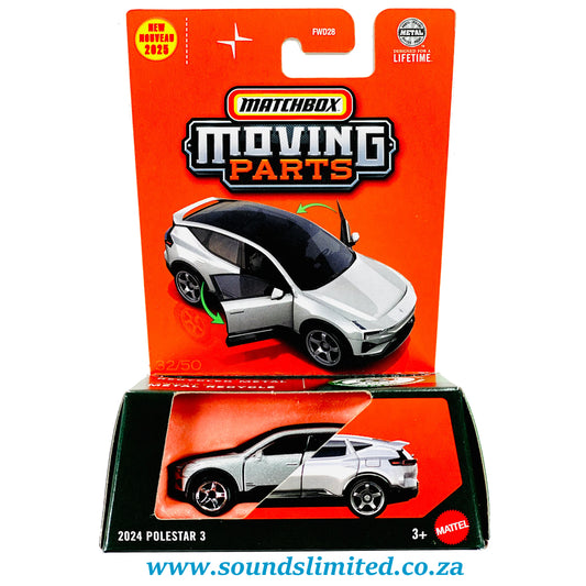 Matchbox Moving Parts 2024 Polestar 3 JBW61
