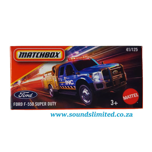 Matchbox Power Grabs Ford F-550 Super Duty JBV91