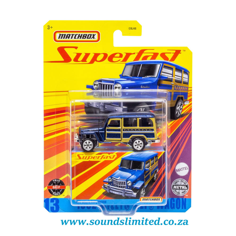 Matchbox Superfast 1962 Willys Jeep Wagon 1:64 Scale Die-cast Vehicle