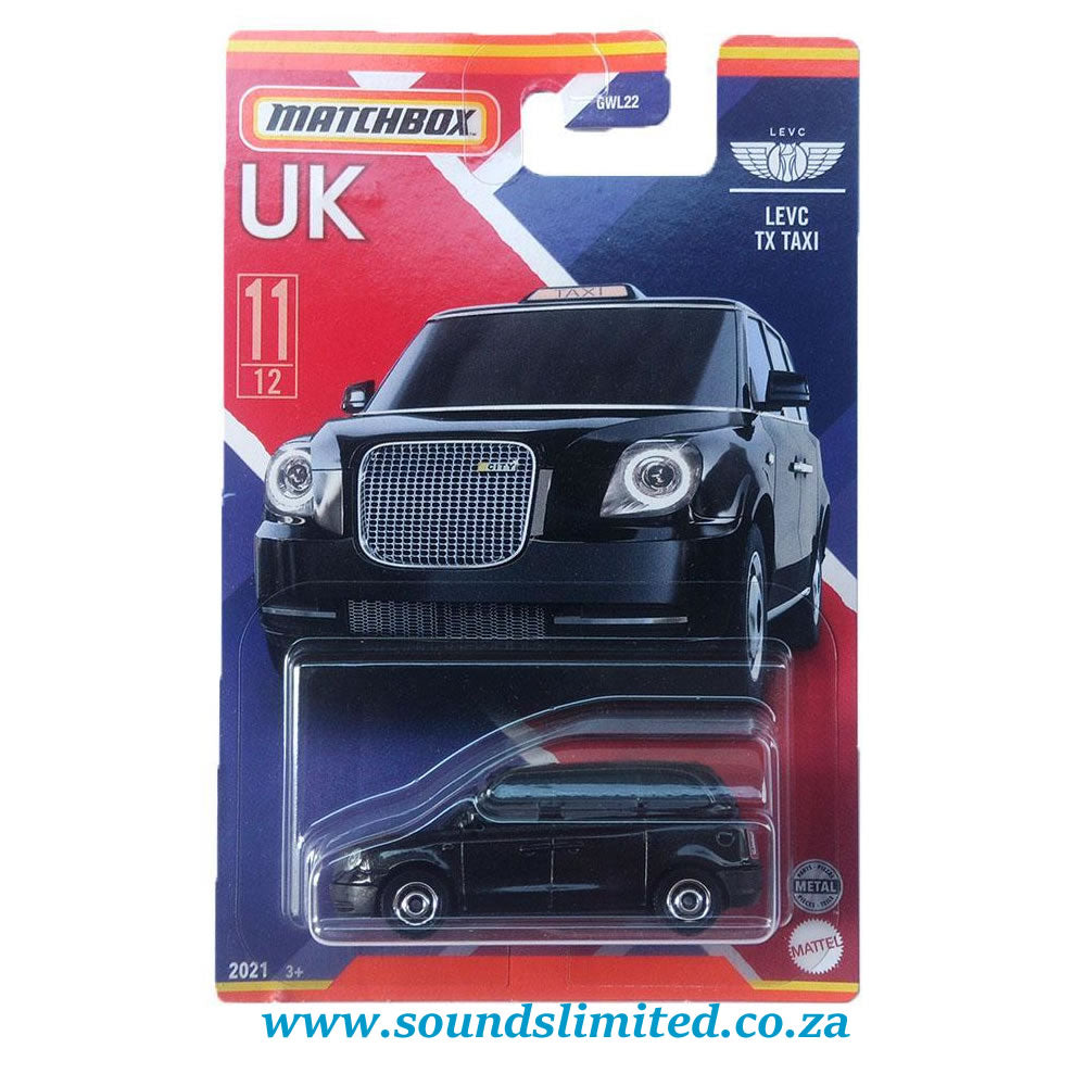 Matchbox UK LEVC TX Taxi - Black