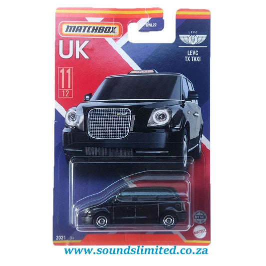 Matchbox UK LEVC TX Taxi - Black