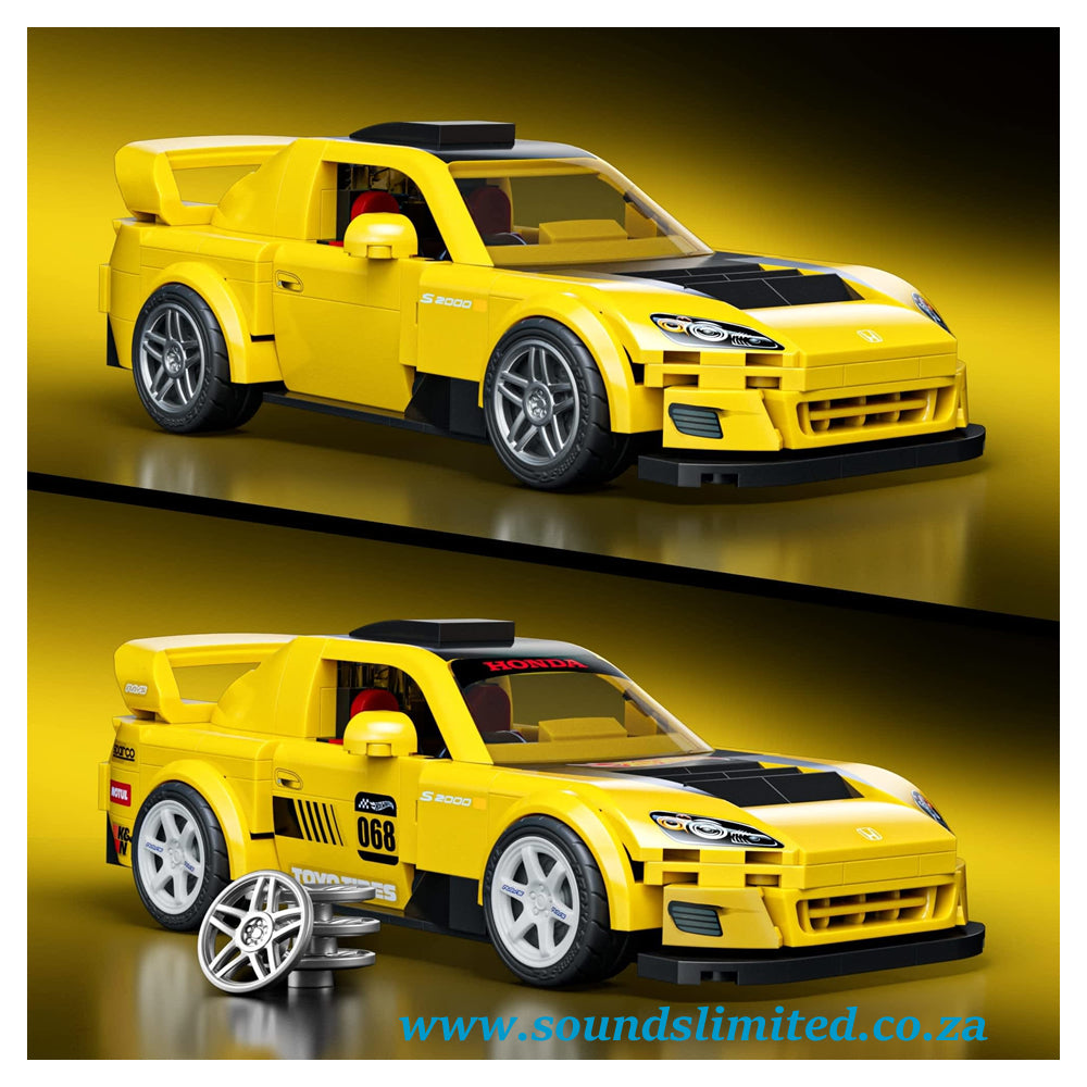 Mattel Brick Shop Hot Wheels ’07 Honda S2000 Building Set JFR88