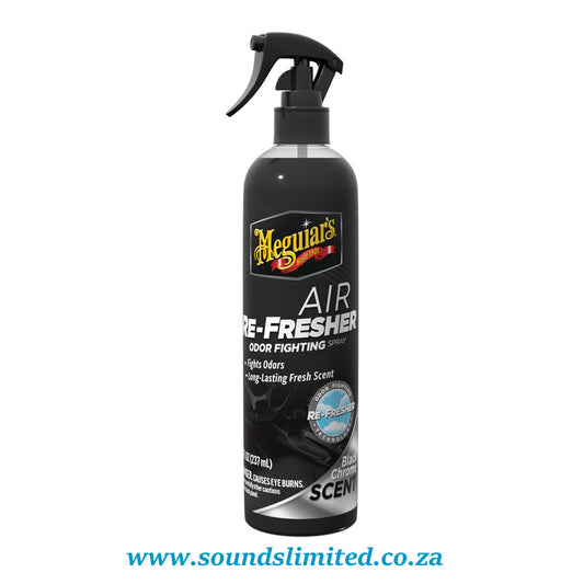 Meguiar's Air Refresher Trigger Spray Black Chrome Scent G250708