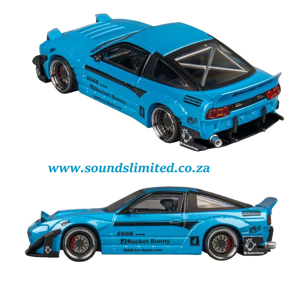 MicroTurbo Nissan 180SX Rocket Bunny Blue MT6407C2