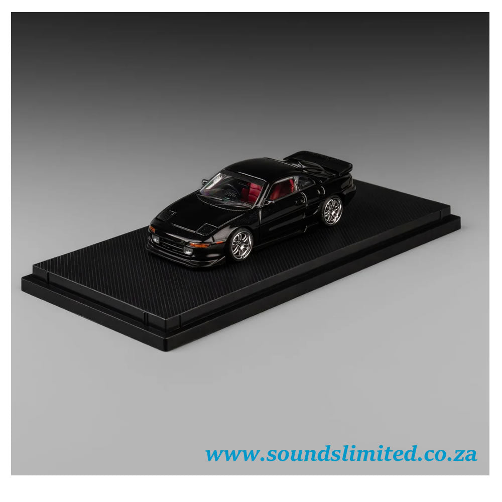 Microturbo 1/64 Custom MR2 SW20 Hong Kong Limited Edition Metallic Black MT6402C1