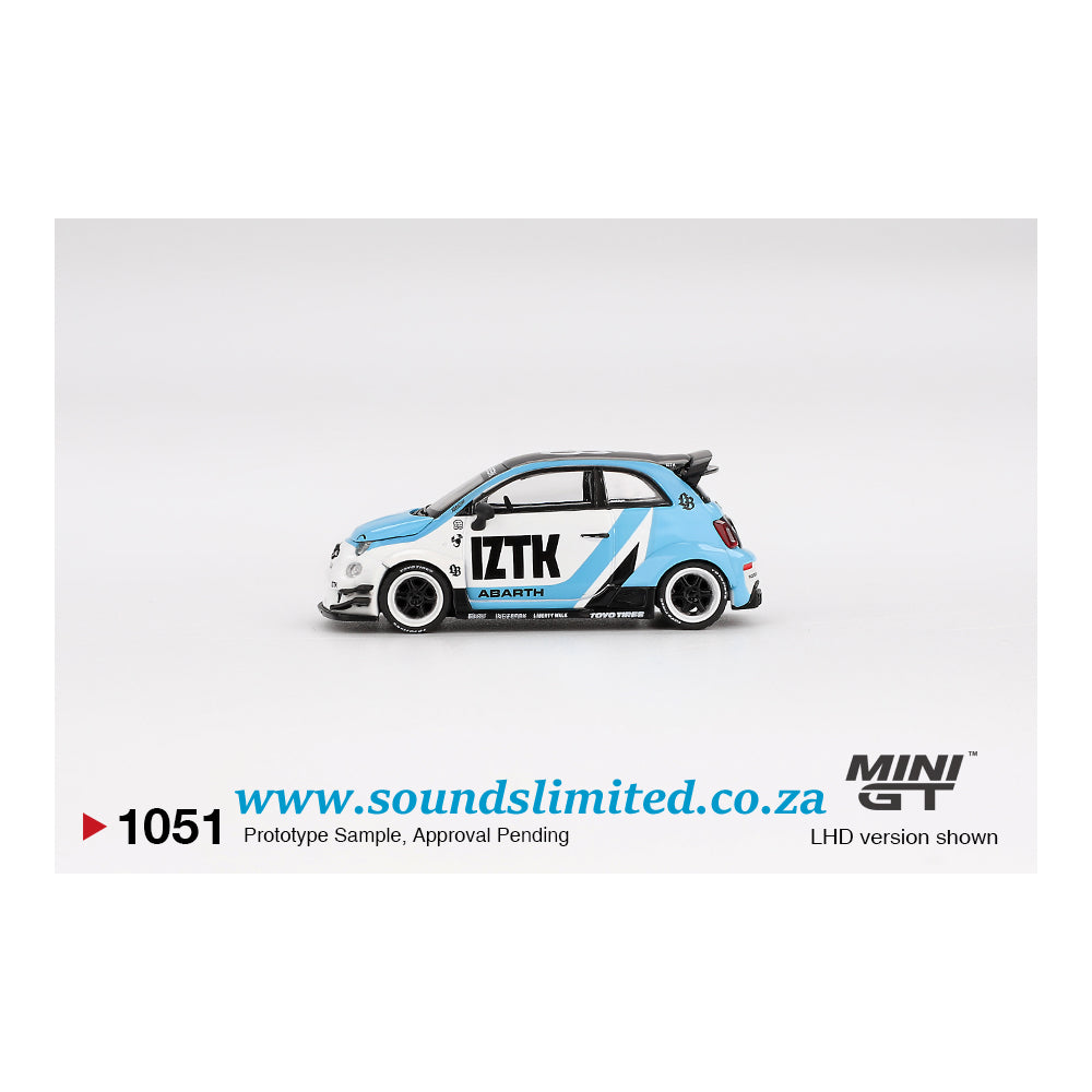Mini GT #1051 Abarth 595 LB-WORKS x Abas Works IZTK