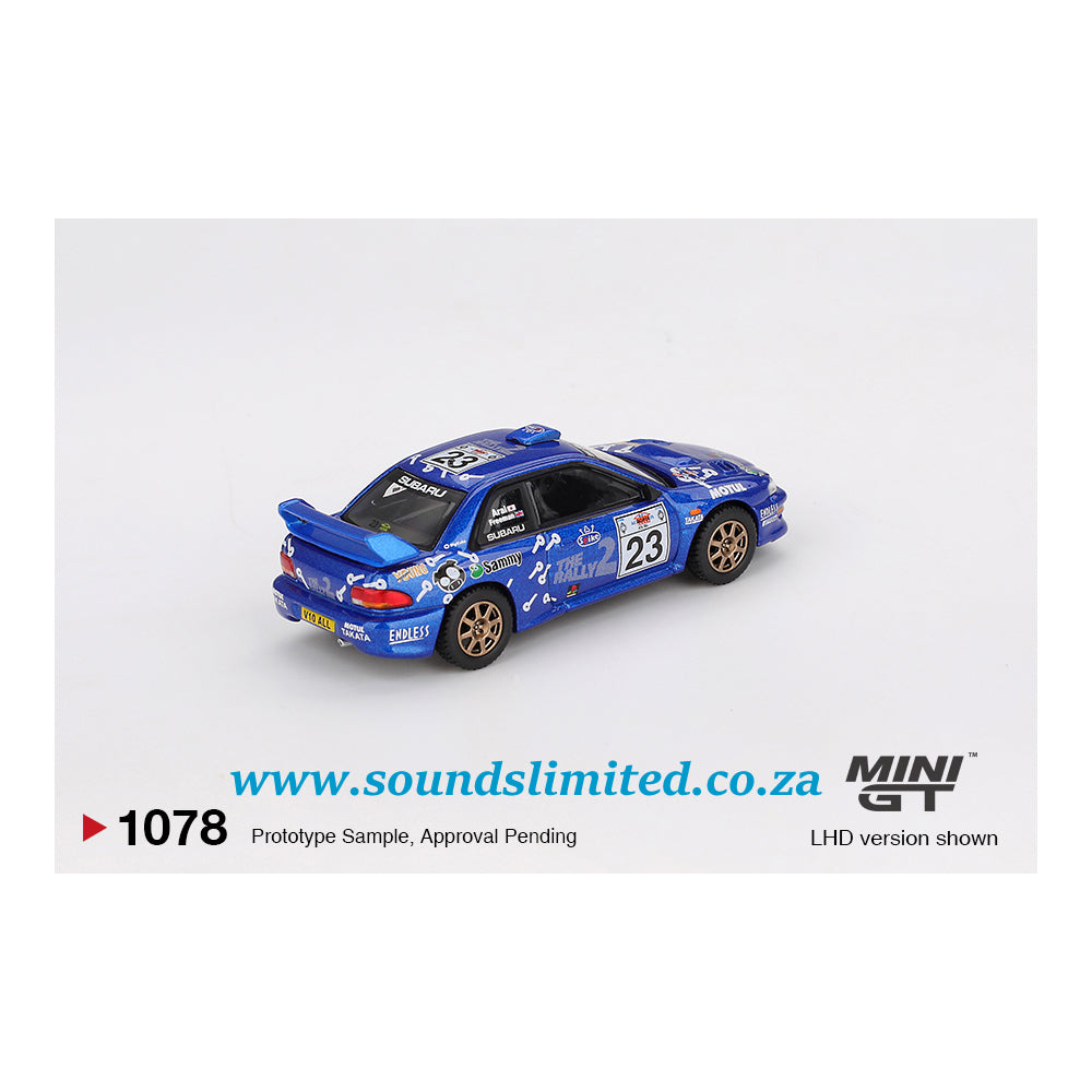 Mini GT #1078 Subaru Impreza WRC99 #23 2000 Acropolis Rally