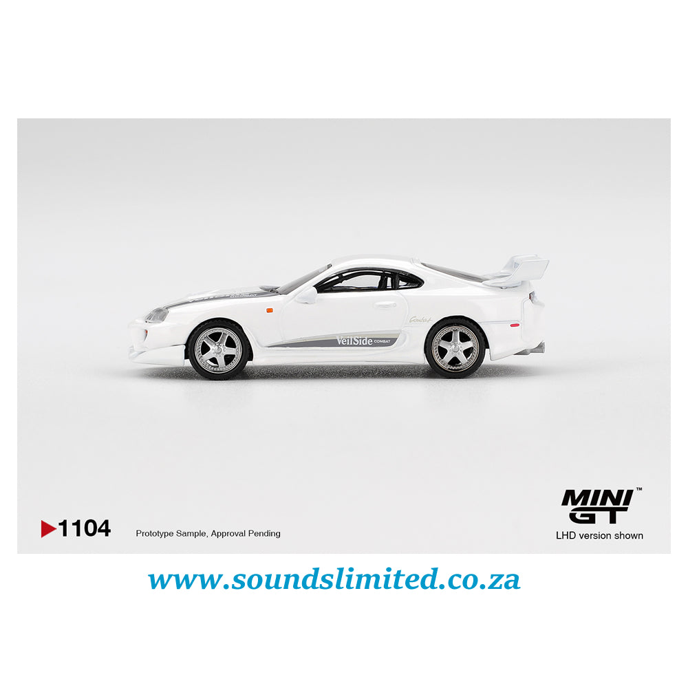 Mini GT #1104 Toyota Supra VeilSide Combat V-I White