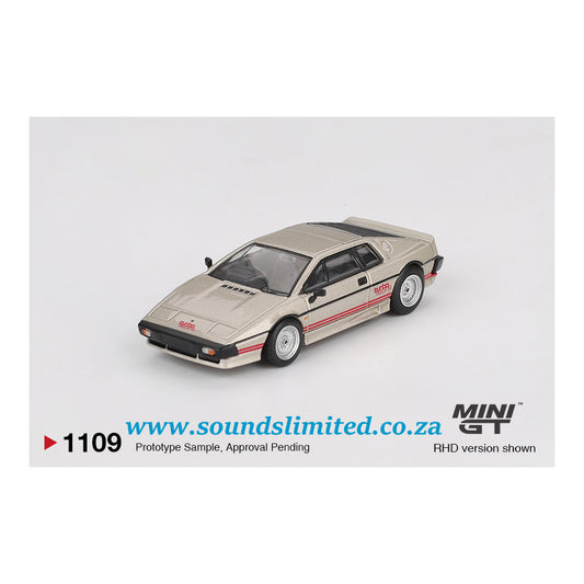 Mini GT #1109 Lotus Esprit Turbo Metallic Silver