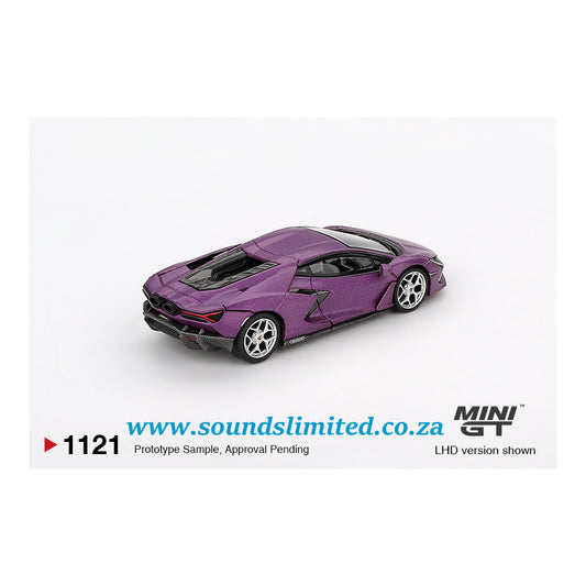 Mini GT #1121 Lamborghini Revuelto Viola 30th Matte