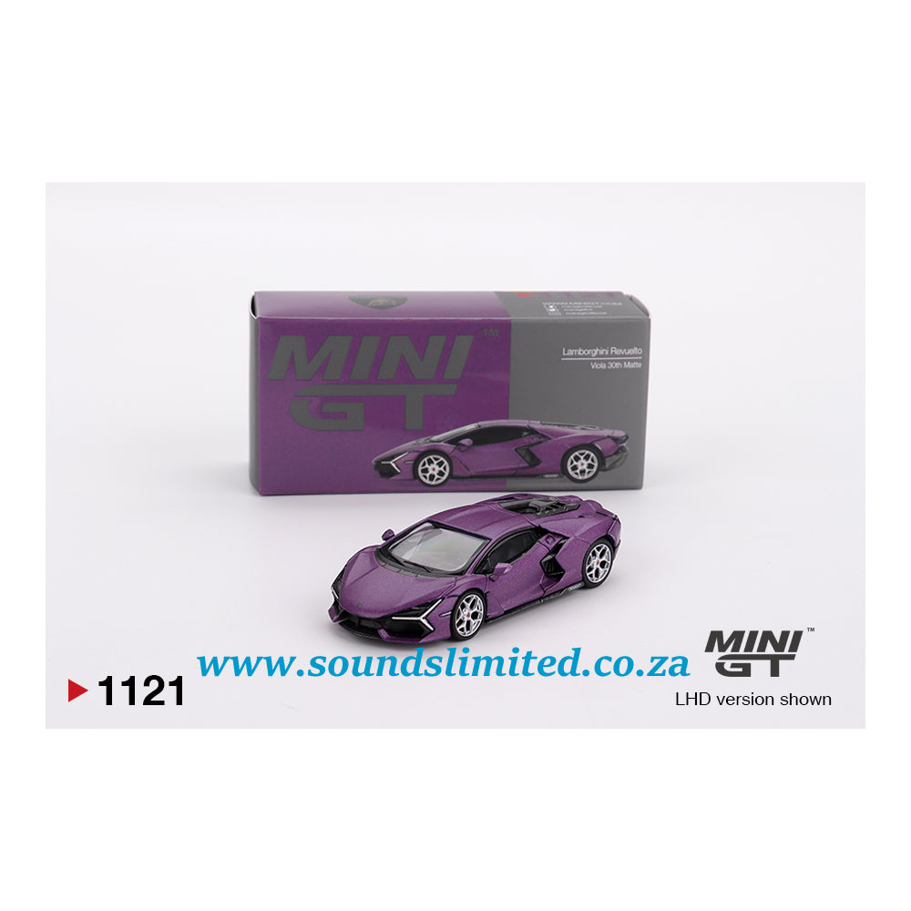 Mini GT #1121 Lamborghini Revuelto Viola 30th Matte