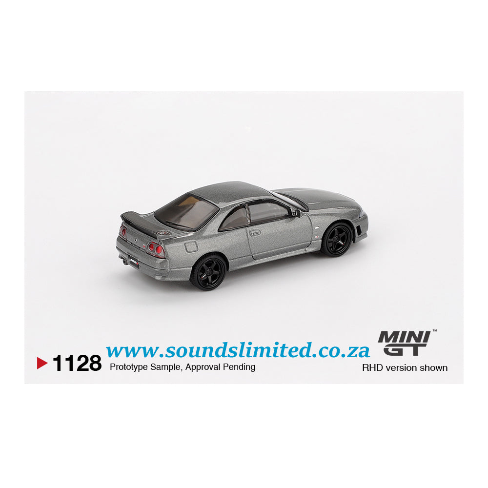 Mini GT #1128 NISSAN Skyline GT-R Dark Metal Gray (NISMO BCNR33 CRS Version)