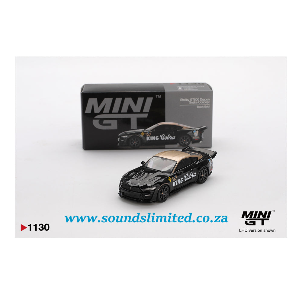 Mini GT #1130 Shelby GT500 Dragon Snake Concept Black/Gold