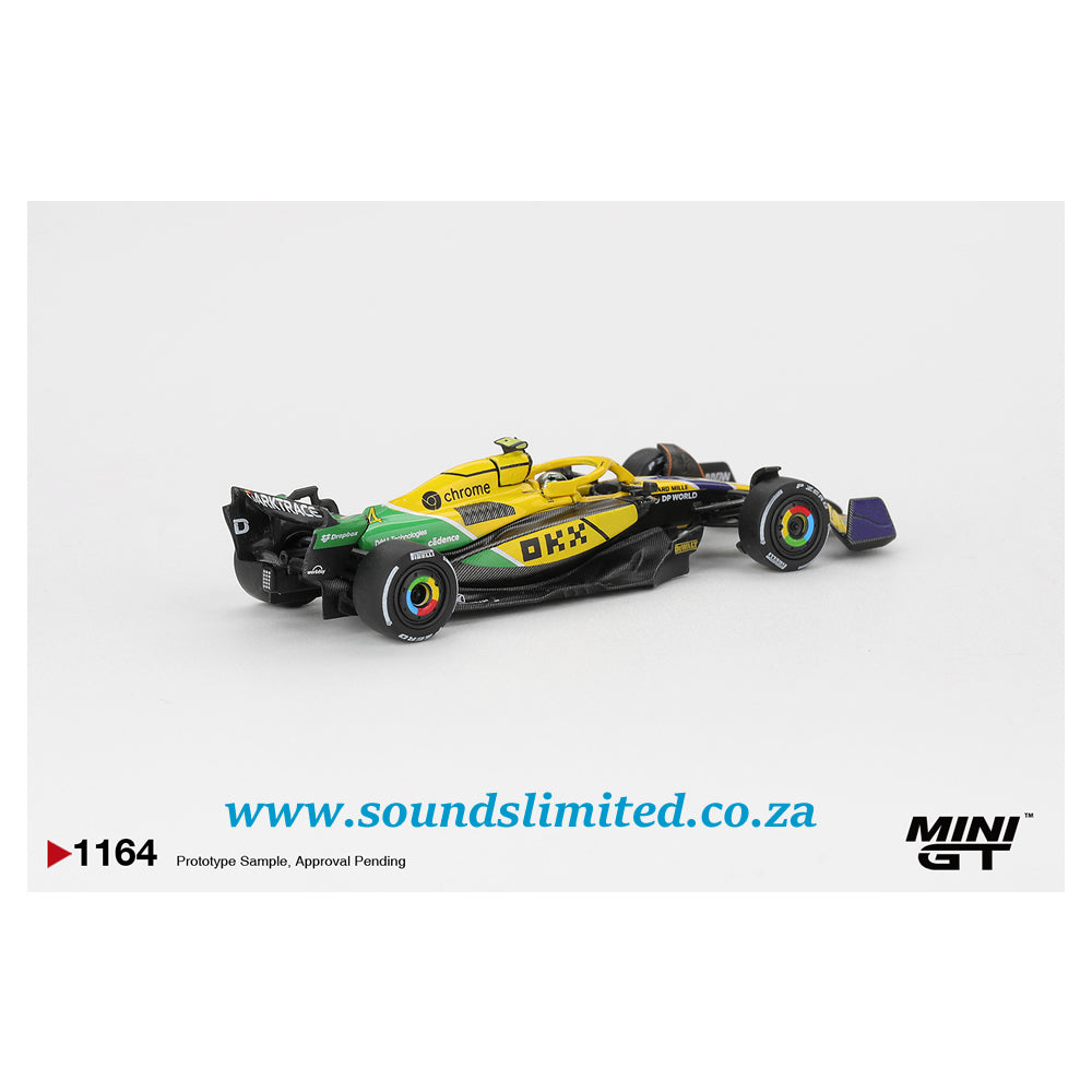 Mini GT #1164 McLaren MCL38 #4 Lando Norris 2024 F1 Monaco GP