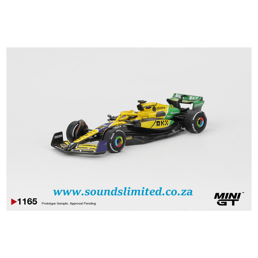 Mini GT #1165 McLaren MCL38 #81 Oscar Piastri 2024 F1 Monaco GP 2nd Place