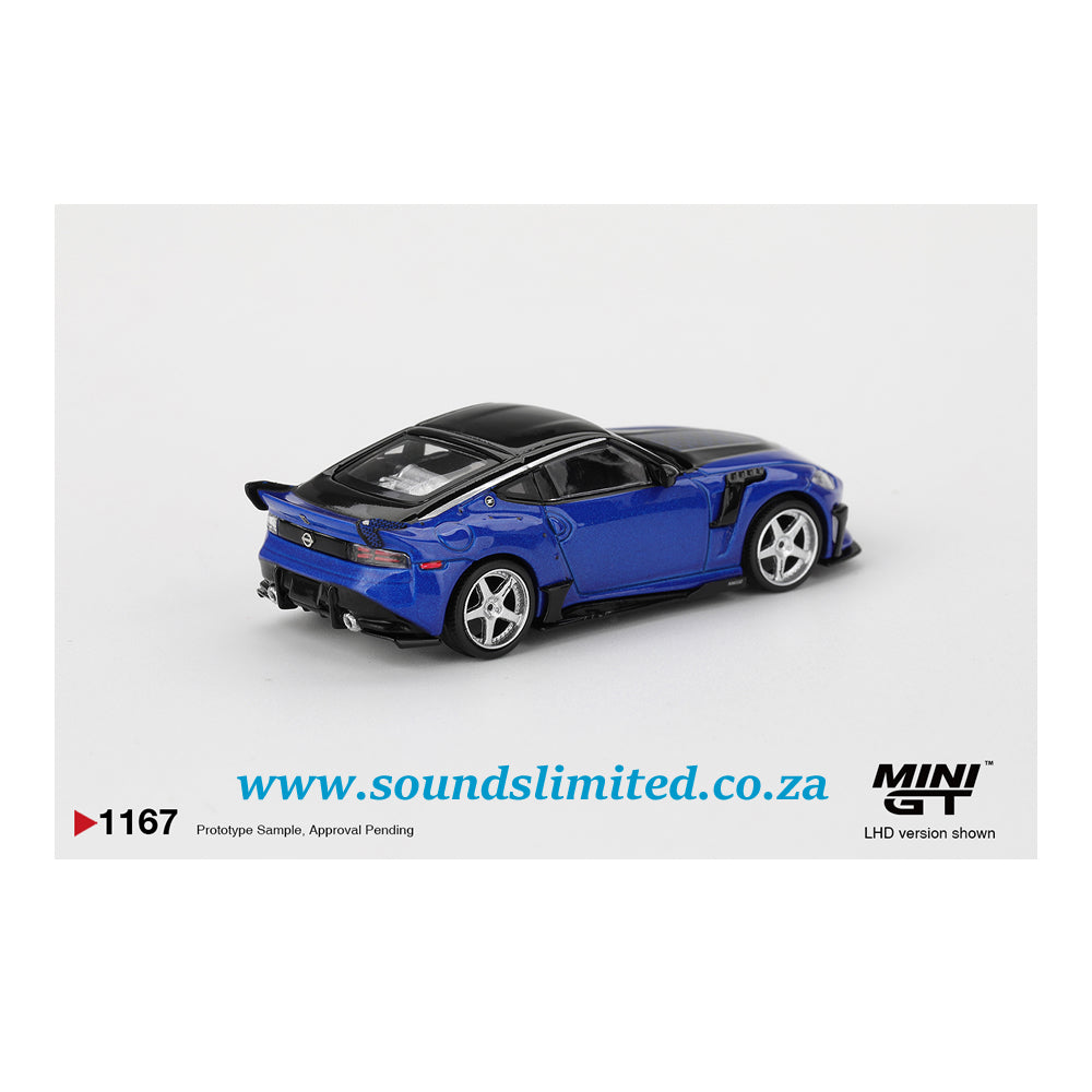 Mini GT #1167 Nissan Z VeilSide FFZ400 Seiran Blue