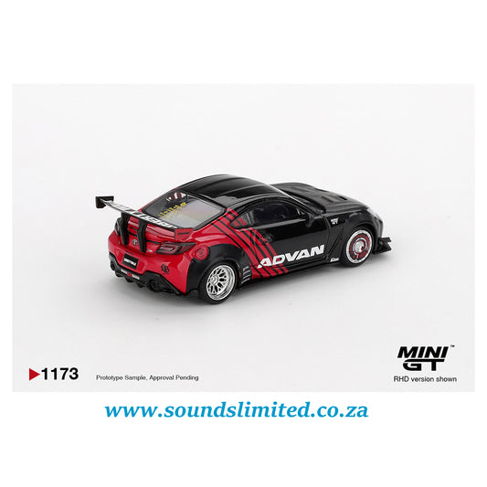 Mini GT #1173 Toyota GR86 LB★Nation Advan