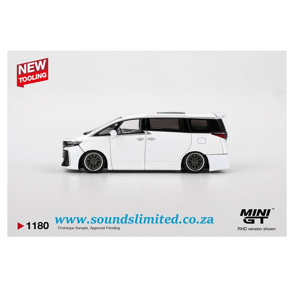 Mini GT #1180 Toyota Vellfire 40 KUHL White