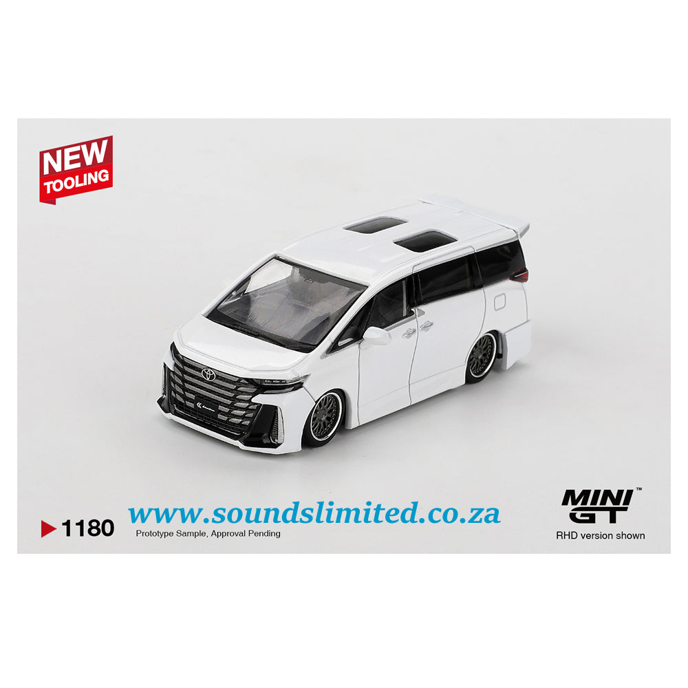 Mini GT #1180 Toyota Vellfire 40 KUHL White