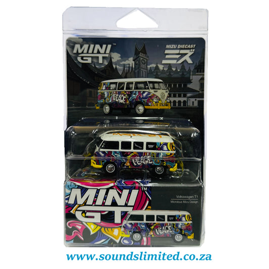 Mini GT #1191 Volkswagen T1 Microbus Mizu Design Blister