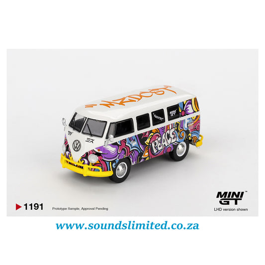 Mini GT #1191 Volkswagen T1 Microbus Mizu Design
