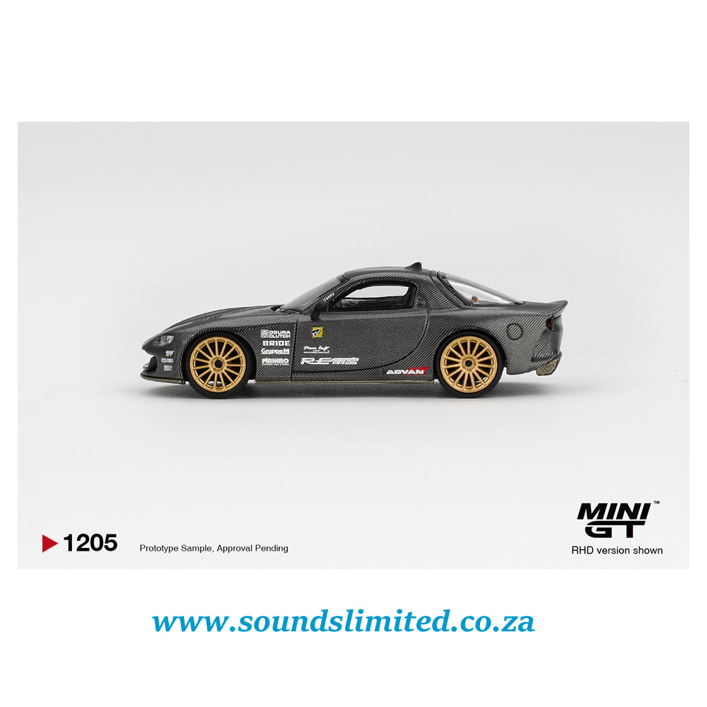 Mini GT #1205 Mazda RX-7 RE-Amemiya Matsukiyo KOKU 3 Rotor NA-7 TAS 2025 Best Tuned Car Award