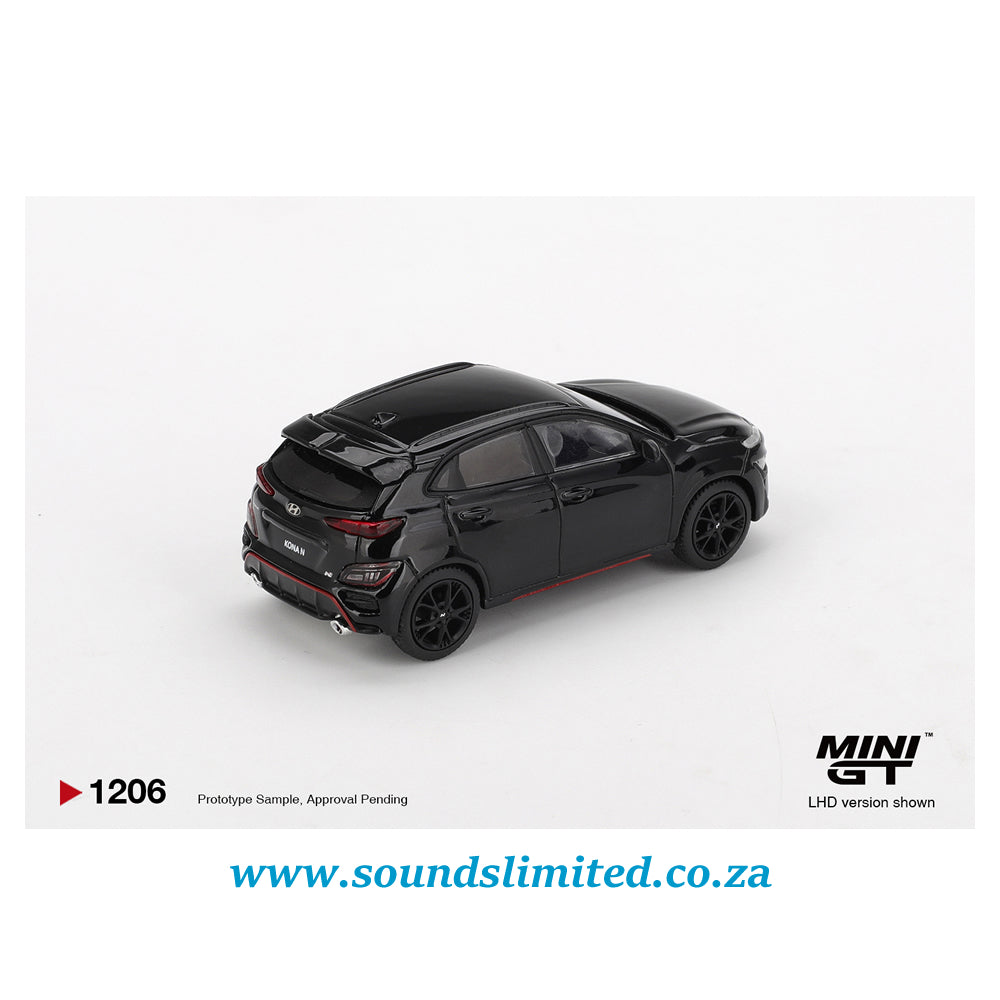 Mini GT #1206 Hyundai KONA N Phantom Black - Korea Exclusive