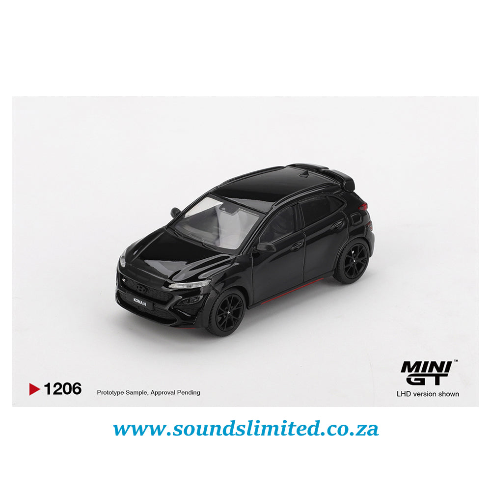 Mini GT #1206 Hyundai KONA N Phantom Black - Korea Exclusive