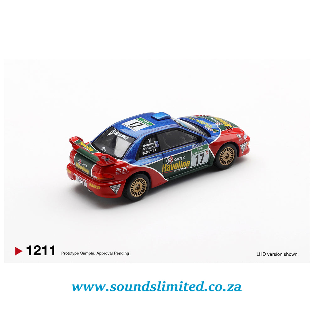 Mini GT #1211 Subaru Impreza WRC98 #17 2000 Rally New Zealand