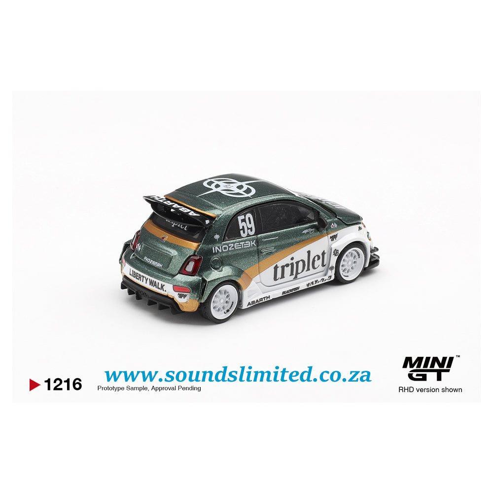 Mini GT #1216 Abarth 595 LB-WORKS TY Edition