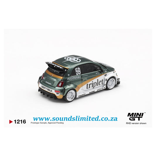 Mini GT #1216 Abarth 595 LB-WORKS TY Edition