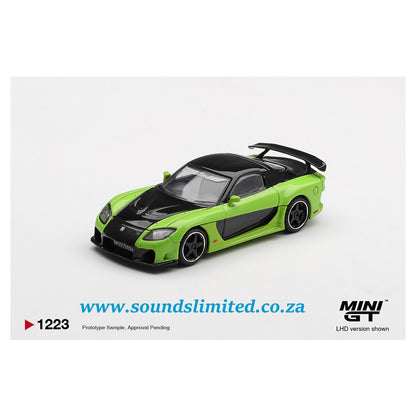 Mini GT #1223 Mazda RX-7 VeilSide Fortune7 Green