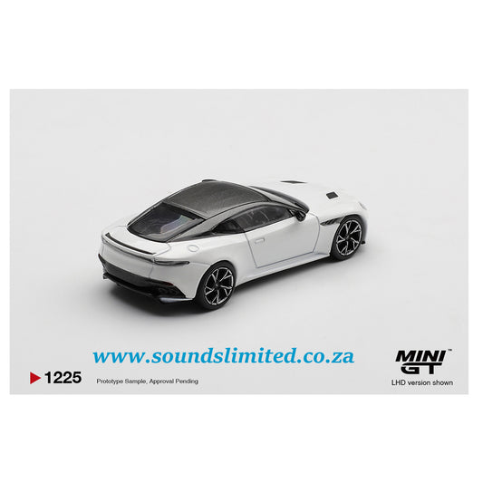 Mini GT #1225 Aston Martin DBS Stratus White