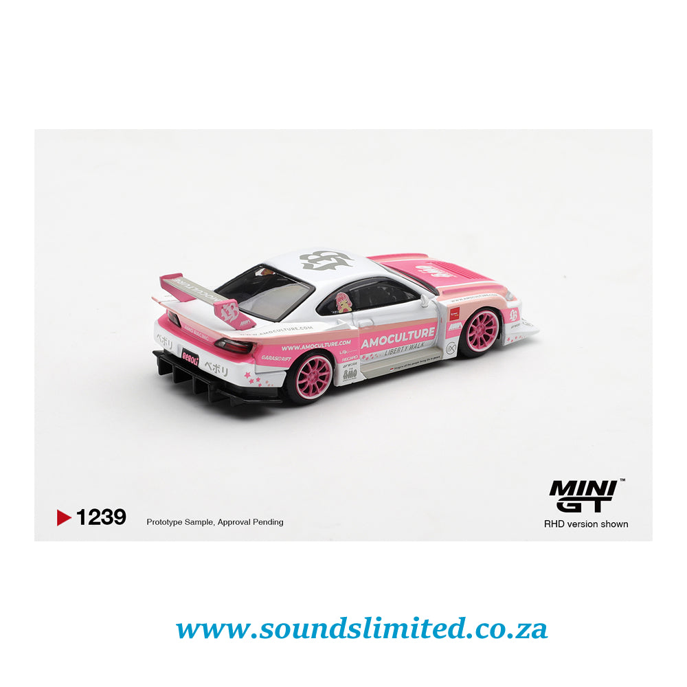 Mini GT #1239 Nissan SILVIA (S15) LB-Super Silhouette AMOCULTURE 2