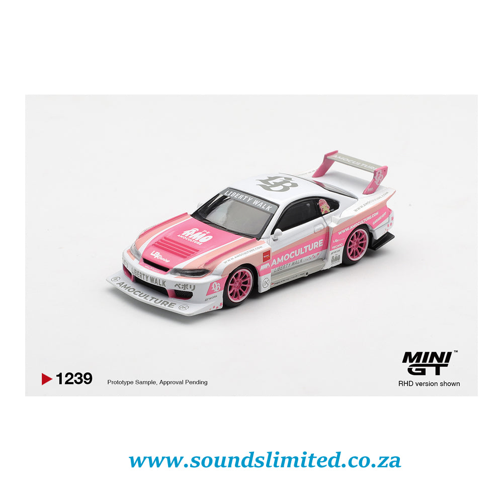 Mini GT #1239 Nissan SILVIA (S15) LB-Super Silhouette AMOCULTURE 2
